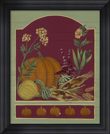 Framed Pumpkin / Autumn Print