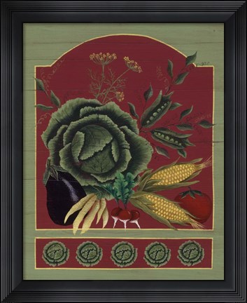 Framed Cabbage Print