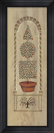 Framed Topiary I Print