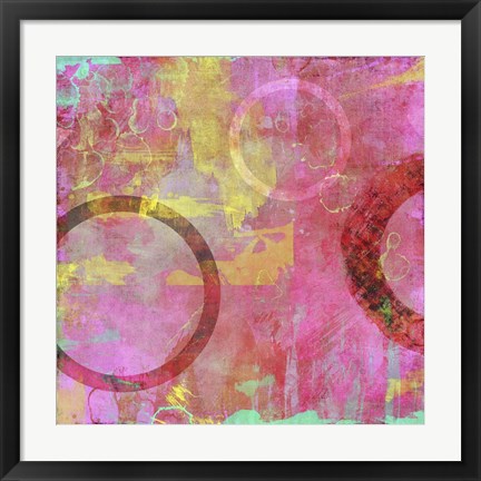 Framed Circle Carnival I Print