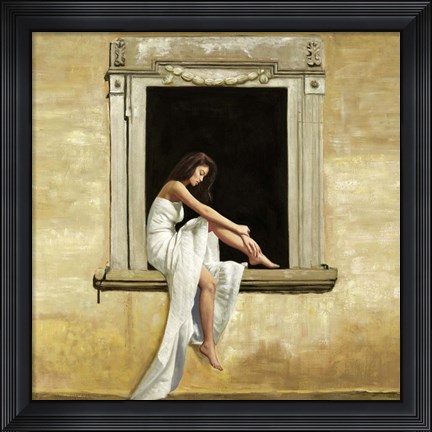 Framed Italian Afternoon (Detail) Print