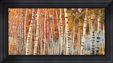 Framed Betulle d&#39;autunno Print
