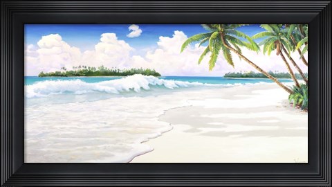 Framed Onda Tropicale Print