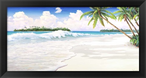 Framed Onda Tropicale Print