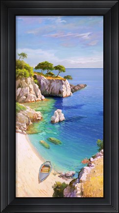 Framed Caletta nel Sole Print