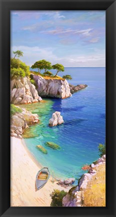 Framed Caletta nel Sole Print