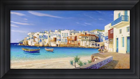 Framed Mykonos Print