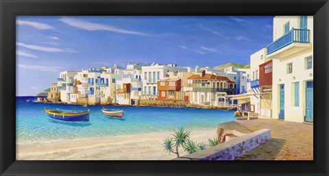 Framed Mykonos Print