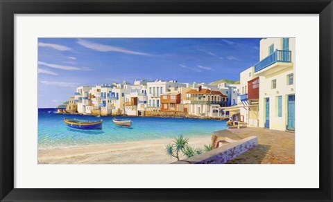 Framed Mykonos Print