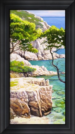Framed Lavandou I Print