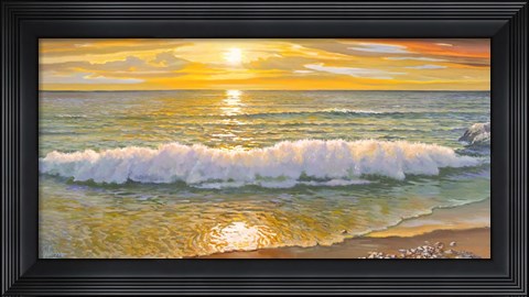 Framed Onda della sera Print