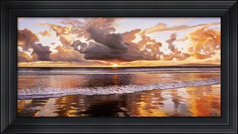 Framed Riflessi del Mattino Print