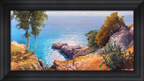 Framed Orizzonte Mediterraneo Print