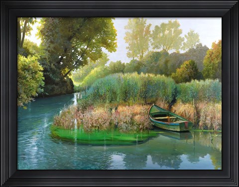 Framed Sul fiume Print
