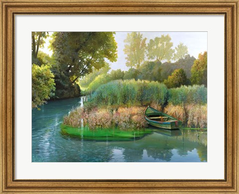 Framed Sul fiume Print