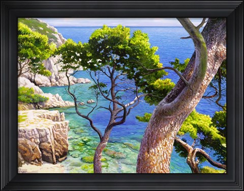 Framed Lavandou Print