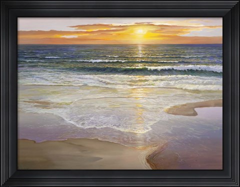Framed Alba sulla Battigia Print