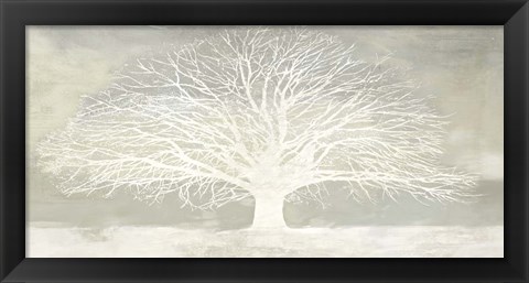 Framed White Tree Print