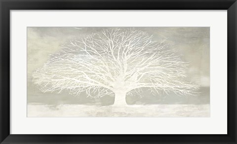 Framed White Tree Print