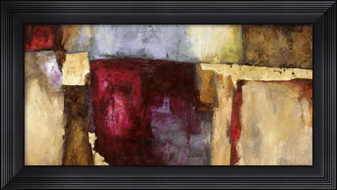 Framed Rosso Fiorentino Print