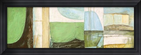 Framed Les Vagues Print