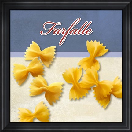 Framed Farfalle Print