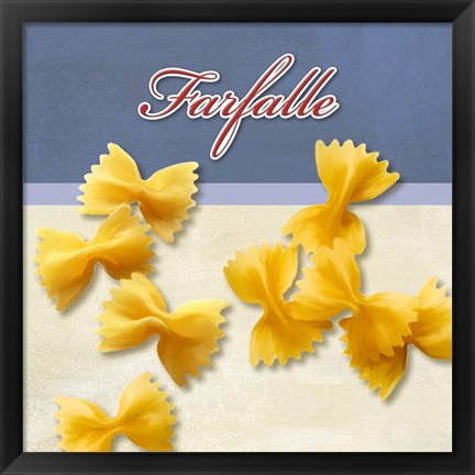 Framed Farfalle Print