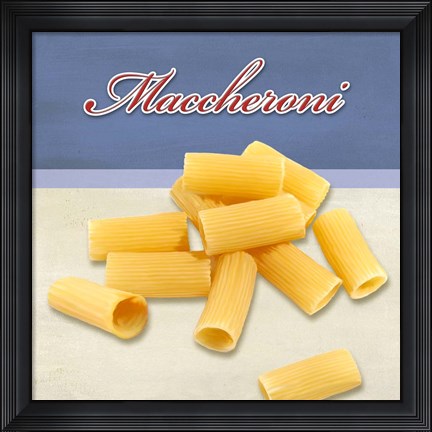 Framed Maccheroni Print