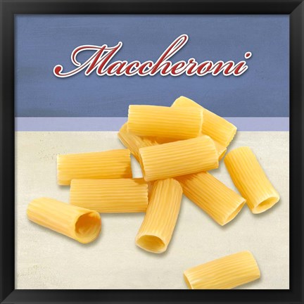 Framed Maccheroni Print