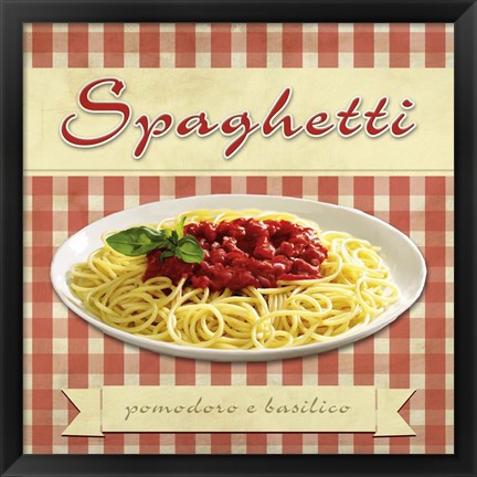 Framed Spaghetti Print