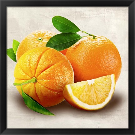 Framed Oranges Print