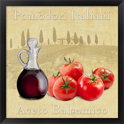 Framed Cucina Italiana I Print