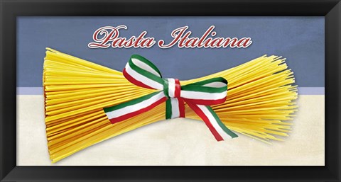 Framed Pasta Italiana Print