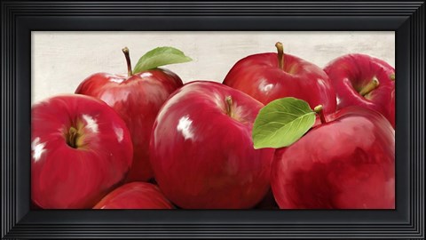 Framed Red Apples Print