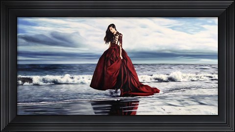 Framed On the Seashore Print