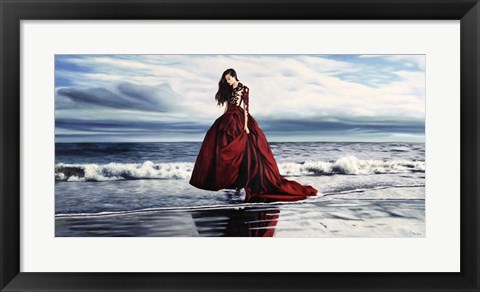 Framed On the Seashore Print