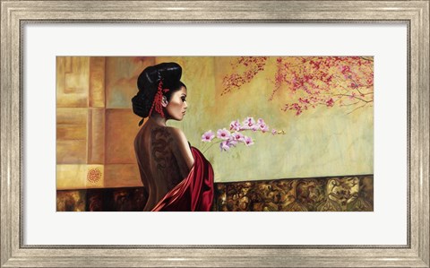 Framed Wild Orchid Print