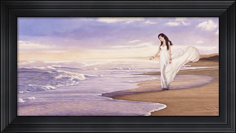 Framed Ocean Waves Print