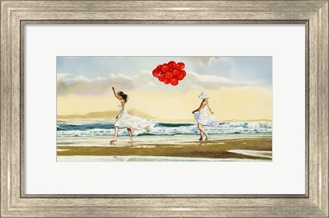 Framed Collecting Waves Print