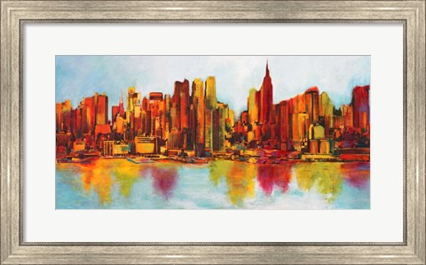 Framed New York Abskyline Print