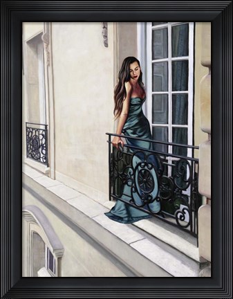 Framed Window in Paris Print