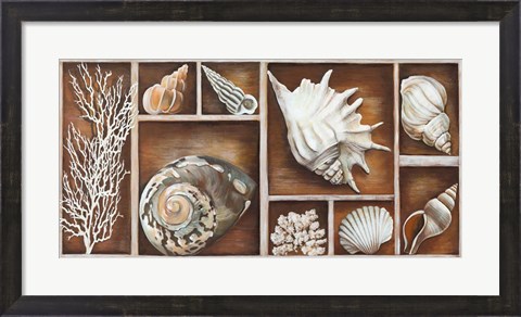 Framed Memories of the Ocean Print