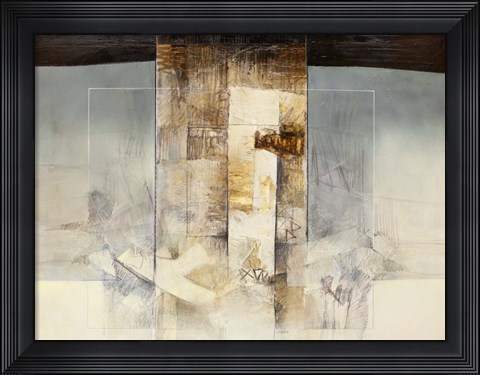 Framed Nebbie d&#39;Aprile Print