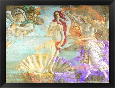 Framed Botticelli&#39;s Venus 2.0 Print