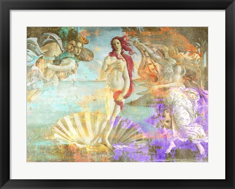 Framed Botticelli&#39;s Venus 2.0 Print