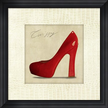 Framed Twiggy Print