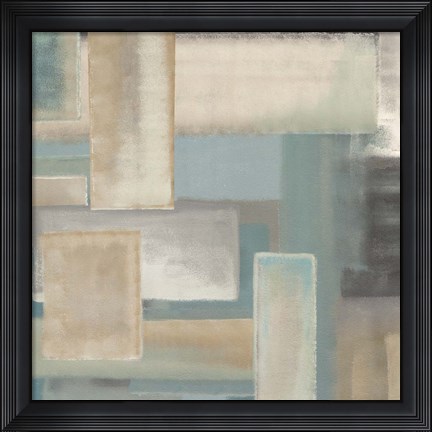 Framed Aqua I Print
