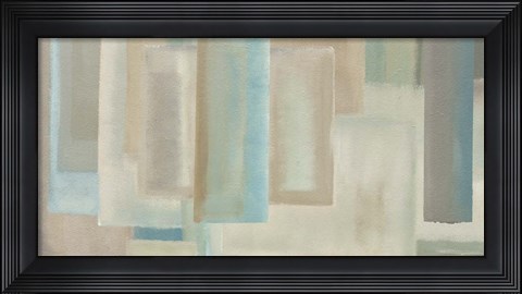 Framed Aqua Print