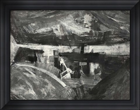 Framed Sfumature di Grigio Print