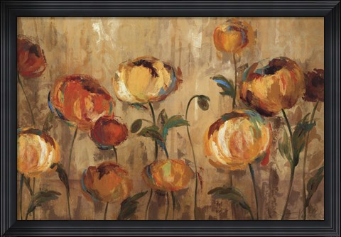 Framed Joyful Ranunculi Print